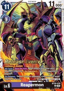 Reapermon (BT20-078) - Promos: Special Booster Ver 2.5 (Alternative Art) [SB2.5P-BT20-078]