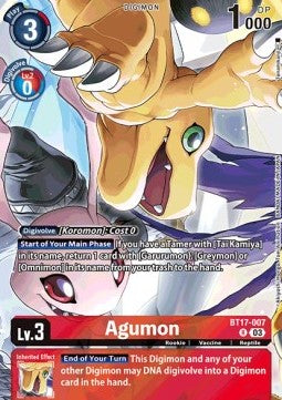 Agumon (BT17-007) - Premium Bandai Products (Alternative Art) [PB-XX-BT17-007]