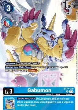 Gabumon (BT17-019) - Premium Bandai Products (Alternative Art) [PB-XX-BT17-019]