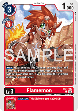 Flamemon (BT21-012) - World Convergence (Common) [BT-21-012]