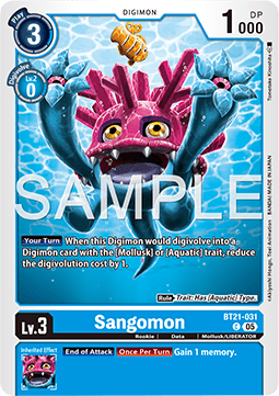 Sangomon (BT21-031) - World Convergence (Common) [BT-21-031]
