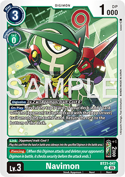 Navimon (BT21-047) - World Convergence (Uncommon) [BT-21-047]