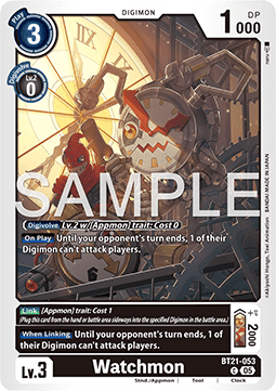 Watchmon (BT21-053) - World Convergence (Common) [BT-21-053]