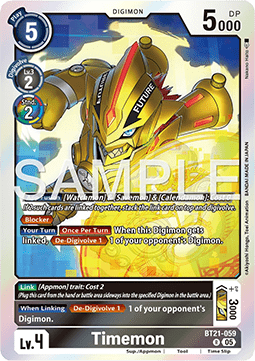 Timemon (BT21-059) - World Convergence (Rare) [BT-21-059]