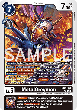 MetalGreymon (BT21-061) - World Convergence (Uncommon) [BT-21-061]