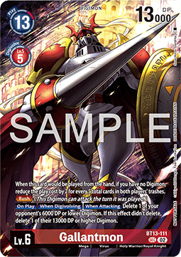 Gallantmon (BT13-111) - Promos: World Convergence (Alternative Art) [BT-21P-BT13-111]