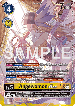 Angewomon Ace (BT15-038) - Promos: World Convergence (Alternative Art) [BT-21P-BT15-038]