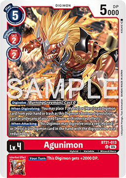 Agunimon (BT21-013) - World Convergence (Uncommon) [BT-21-013]