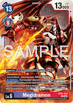 Megidramon (BT21-079) - World Convergence (Rare) [BT-21-079]