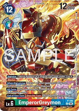 EmperorGreymon (P-185) - Promos (Promo) [P-185]