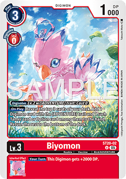 Biyomon (ST20-02) - Starter Deck: Protector of Light (Uncommon) [ST-20-02]