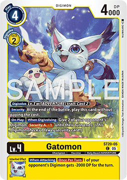 Gatomon (ST20-05) - Starter Deck: Protector of Light (Common) [ST-20-05]