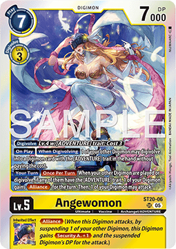 Angewomon (ST20-06) - Starter Deck: Protector of Light (Super Rare) [ST-20-06]