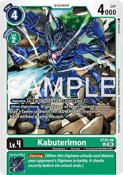 Kabuterimon (ST20-08) - Starter Deck: Protector of Light (Uncommon) [ST-20-08]