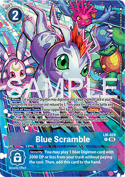 Blue Scramble (LM-028) - Starter Deck: Protector of Light (Alternative Art) [ST-20-LM-028]