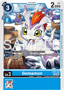 Gomamon (ST21-02) - Starter Deck: Hero of Hope (Uncommon) [ST-21-02]