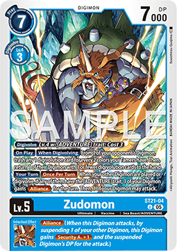 Zudomon (ST21-04) - Starter Deck: Hero of Hope (Uncommon) [ST-21-04]