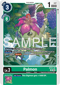 Palmon (ST21-07) - Starter Deck: Hero of Hope (Uncommon) [ST-21-07]