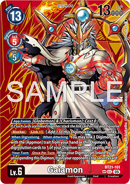 Gaiamon (BT21-101) (V.3) - World Convergence (Special) [BT-21-101]