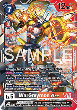 WarGreymon Ace (ST20-11) - Starter Deck: Protector of Light (Super Rare) [ST-20-11]