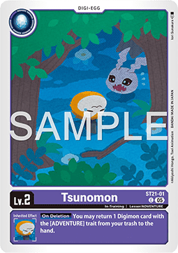 Tsunomon (ST21-01) - Starter Deck: Hero of Hope (Common) [ST-21-01]
