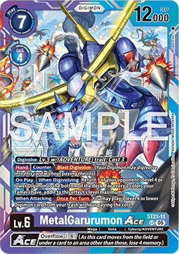 MetalGarurumon Ace (ST21-11) - Starter Deck: Hero of Hope (Super Rare) [ST-21-11]