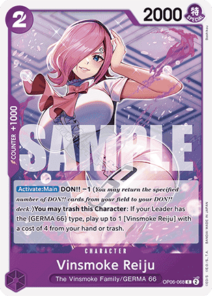 Vinsmoke Reiju (OP06-068) (V.1) - The Best (Common) [PRB01-OP06-068]