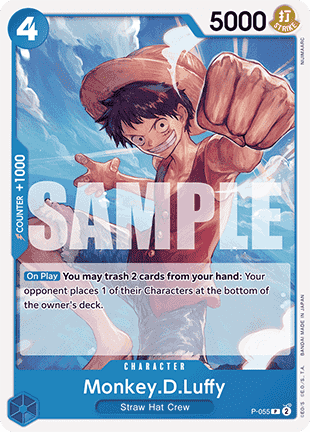 Monkey.D.Luffy (P-055) (V.1) - The Best (Promo) [PRB01-P-055]