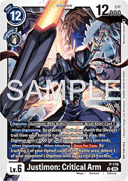 Justimon: Critical Arm (P-179) - Promos (Promo) [P-179]
