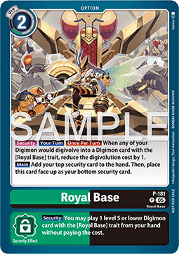 Royal Base (P-181) - Promos (Promo) [P-181]