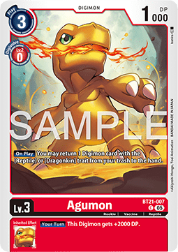 Agumon (BT21-007) - World Convergence (Common) [BT-21-007]