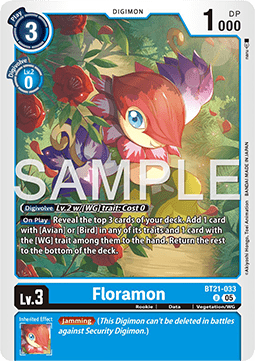 Floramon (BT21-033) - World Convergence (Uncommon) [BT-21-033]