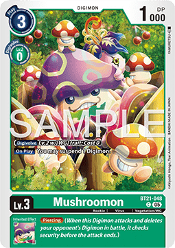 Mushroomon (BT21-048) - World Convergence (Common) [BT-21-048]