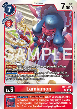 Lamiamon (BT21-025) - World Convergence (Rare) [BT-21-025]