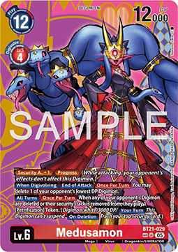 Medusamon (BT21-029) (V.3) - World Convergence (Special) [BT-21-029]