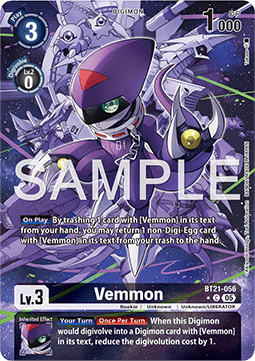 Vemmon (BT21-056) (V.2) - World Convergence (Alternative Art) [BT-21-056]