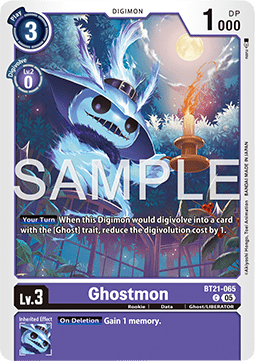 Ghostmon (BT21-065) - World Convergence (Common) [BT-21-065]