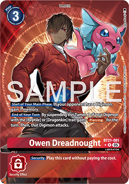 Owen Dreadnought (BT21-081) (V.2) - World Convergence (Alternative Art) [BT-21-081]