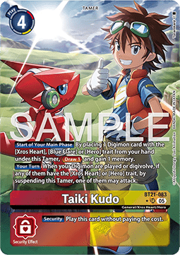 Taiki Kudo (BT21-083) (V.2) - World Convergence (Alternative Art) [BT-21-083]