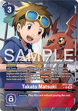 Takato Matsuki (BT21-089) (V.2) - World Convergence (Alternative Art) [BT-21-089]