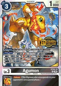 Agumon (ST20-10) - Promos: Starter Deck (Alternative Art) [SDP-ST20-10]
