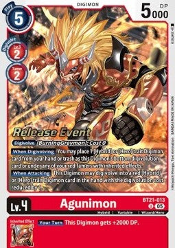 Agunimon (BT21-013) - Promos: World Convergence (Alternative Art) [BT-21P-BT21-013]