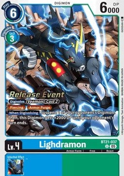 Lighdramon (BT21-037) - Promos: World Convergence (Alternative Art) [BT-21P-BT21-037]
