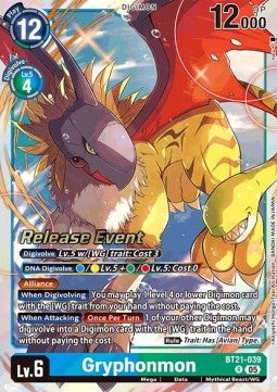 Gryphonmon (BT21-039) - Promos: World Convergence (Alternative Art) [BT-21P-BT21-039]
