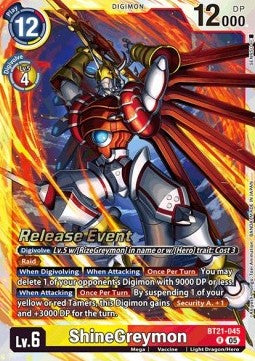 ShineGreymon (BT21-045) - Promos: World Convergence (Alternative Art) [BT-21P-BT21-045]