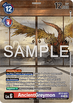 AncientGreymon (BT17-017) - Premium Bandai Products (Alternative Art) [PB-XX-BT17-017]