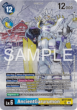 AncientGarurumon (BT17-028) - Premium Bandai Products (Alternative Art) [PB-XX-BT17-028]