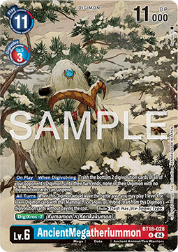 AncientMegatheriummon (BT18-028) - Premium Bandai Products (Alternative Art) [PB-XX-BT18-028]