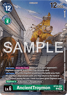 AncientTroymon (BT18-055) - Premium Bandai Products (Alternative Art) [PB-XX-BT18-055]