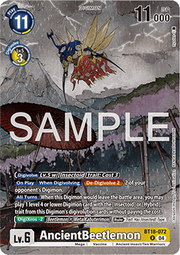 AncientBeetlemon (BT18-072) - Premium Bandai Products (Alternative Art) [PB-XX-BT18-072]
